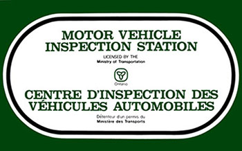 Ontario Motor Vehicle Inspection Station